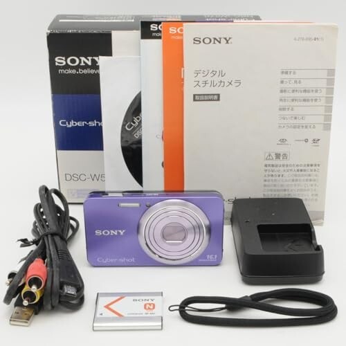 Cyber-shot dsc-w570 付属品完備 SONY Cyber-Shot DSC-W570 Digital Camera 16.1MP 5x Optical