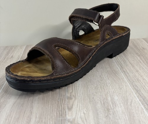 NAOT Genuine Leather adjustable Hook And Loop Women’s Sandals Size 40 US 9 - Picture 13 of 18