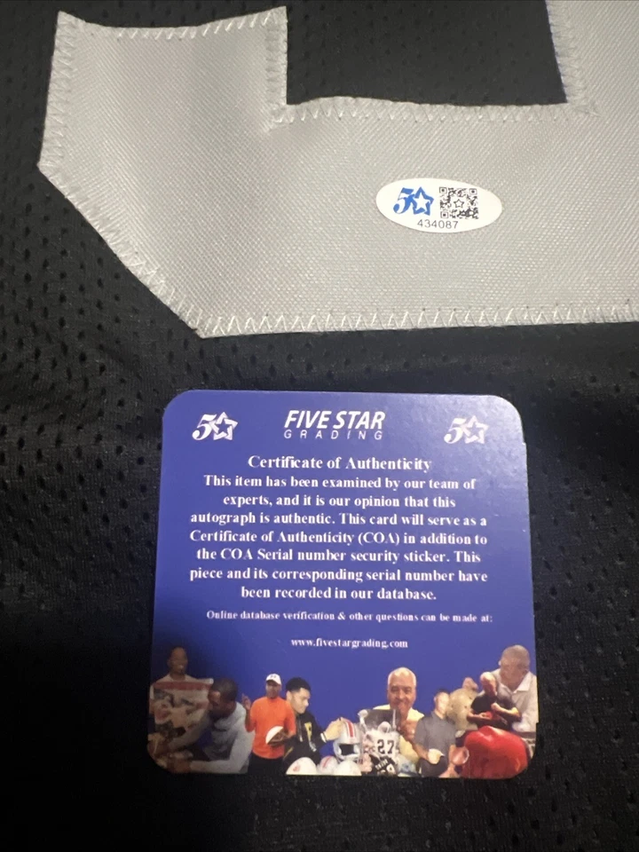 Las Vegas Raiders Warren Sapp Signed Jersey With COA Raiders Buccaneers - Image 3 of 4