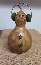 Christmas Snowman Gourd Winter Decoration