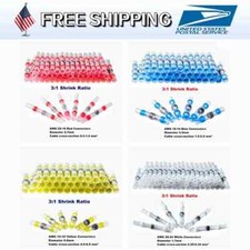 Marine Grade Solder Seal Sleeve Heat Shrink Wire Connector for Electrical Stereo