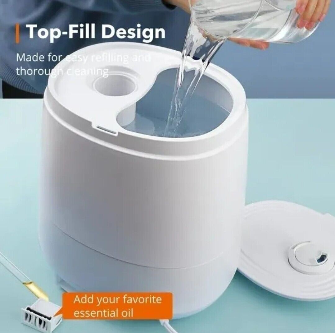 TaoTronics TT-AH046 Humidifier for Bedroom - White, 6L