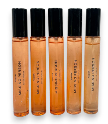 Phlur Missing Person Eau De Parfum (0.32oz/9.5ml) Lot Of 5 As Seen In Pics