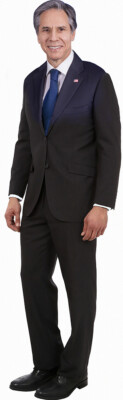 H38108 Anthony Blinken Cardboard Cutout Standup