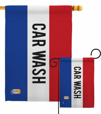 Car Wash Garden Flag Merchant Novelty Decorative Small Gift Yard House Banner