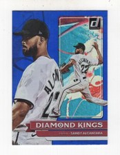2022 PANINI DONRUSS BASEBALL HOLO BLUE DIAMOND KINGS SANDY ALCANTARA MIAMI #19