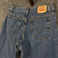 Levi's 550 Jeans Mens 14M Classic Relaxed Fit Blue Denim Pants