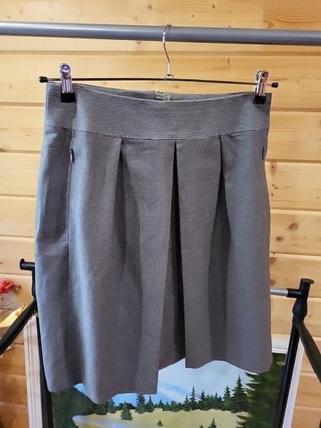 Women Akris Skirt Grey 38 / M / 46 #4PFT