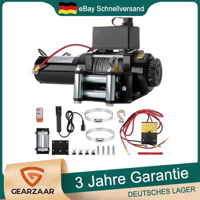 Elektrische Seilwinde 3000LBS Motorwinde 12V Elektrowinde Motorwinde Seilzug