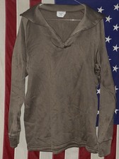 USGI ECWCS Polypro Medium Cold Weather Thermal Undershirt Shirt Top Coyote Brown