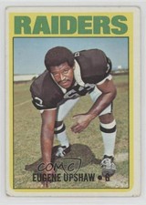 1972 Topps Eugene Upshaw Gene Upshaw #186 HOF 0e3