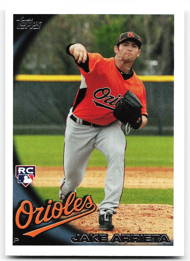 🔥 2010 Topps Update #US-251 Jake Arrieta Rookie