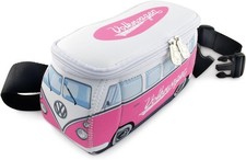 BRISA VW Collection - Volkswagen Hippie Bus T1 Camper One Size, Pink/White 