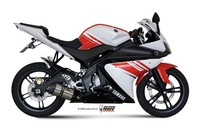 Kompletter Auspuff Mivv Sound Yamaha YZF R125 2008 - 2013