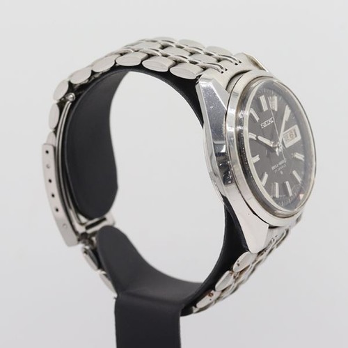 Seiko Bell-Matic 4006-7011 Auto 27J Black Dial Day-Date Men's Watch Vintage JP - Picture 2 of 4