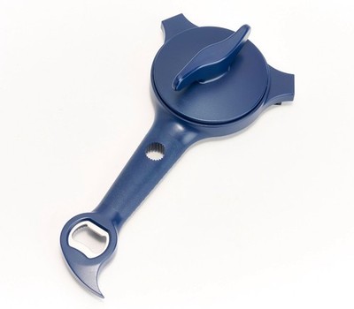Kuhn Rikon 5-in-1 Multi Purpose Jar & Bottle Opener NEW QVC K51429 NAVY BLUE