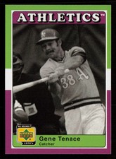 Gene Tenace 2001 Upper Deck Decade 1970's #6 Oakland Athletics Baseball Card