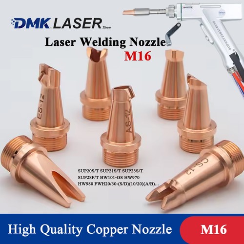 M16 Laser Welding Copper Nozzle Nozzles For Relfar SUP20T SUP23T BW101-GS HW980 - Afbeelding 1 van 64