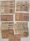 Lot 24 banknotes Madagascar post colonization uses and damages