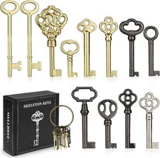 12pcs Skeleton Key Set | Universal Hollow Bar...