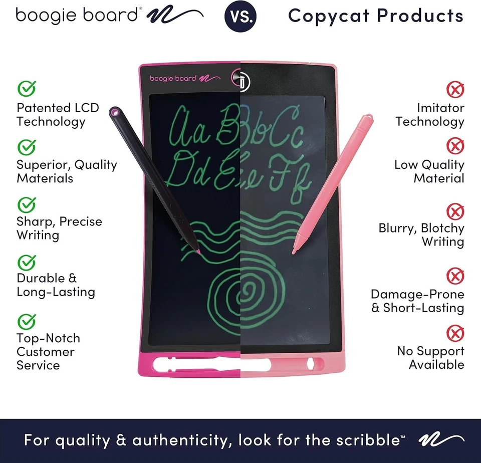 Boogie Board Jot 8.5" - Black Writing LCD Tablet with Instant Erase - Image 4 of 4