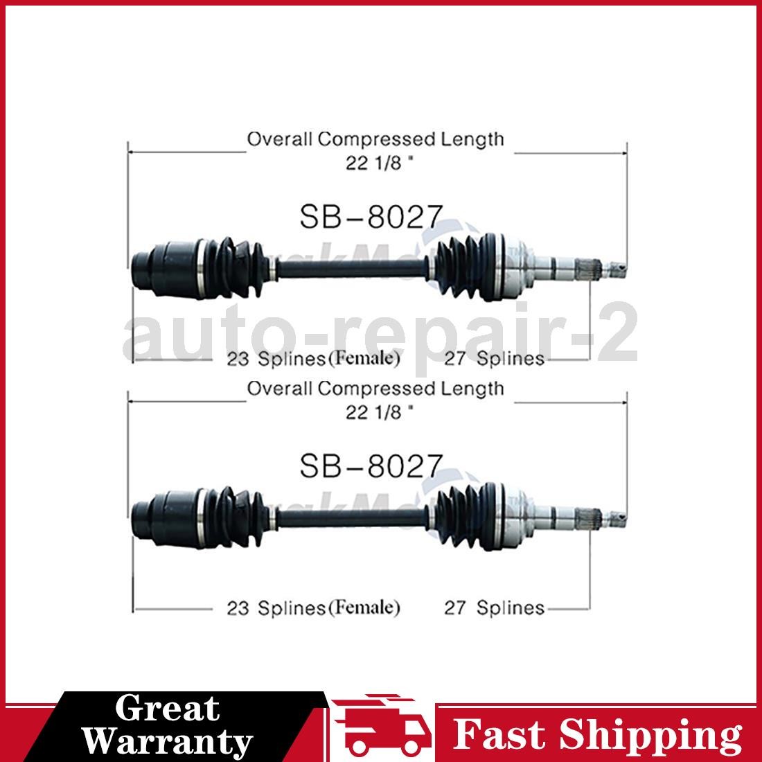 TrakMotive CV Axle Fits 1990-1994 Subaru Justy