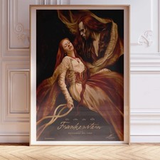 Frankenstein Poster Wall Art A0 Large Print Decor Gothic (Max 80 chars)