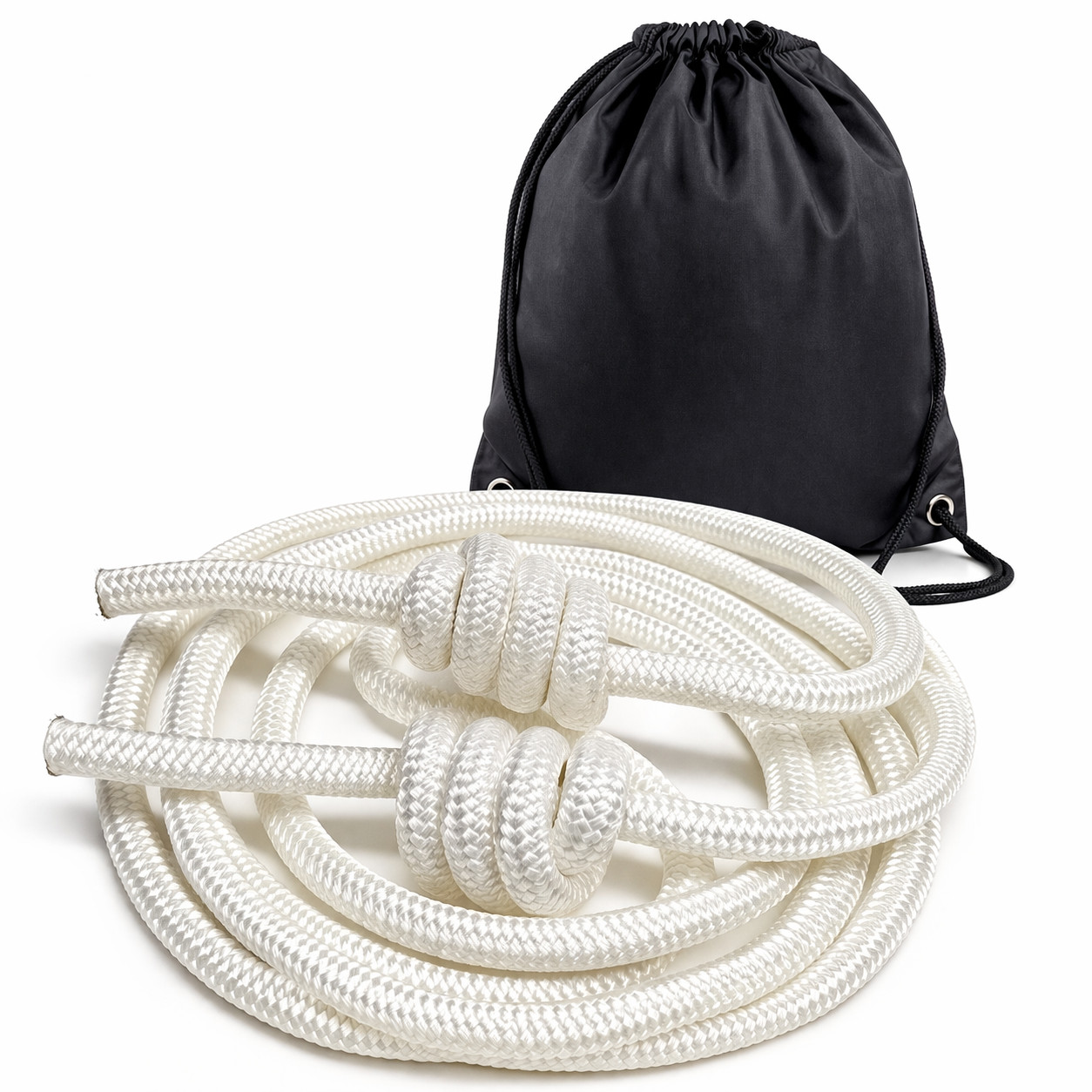 Flow Rope 2.8m Fitness Gym Workout Yoga Mobility Training Exercise Rope + Bag