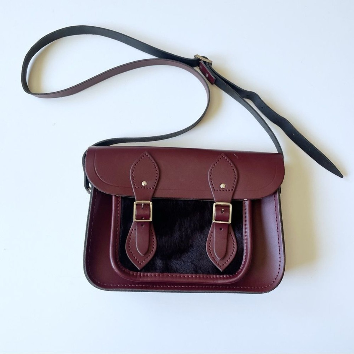 The Cambridge Satchel Company Burgundy Maroon Wine Crossbody 