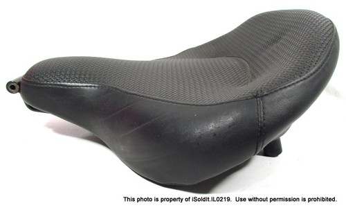 HARLEY DAVIDSON MOTORCYCLE POLICE EDITION SOLO SEAT Black 19x19x8 - Picture 5 of 7