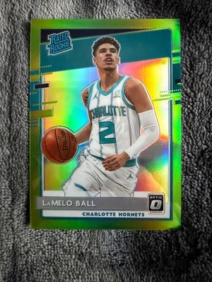 2020-21 Panini Donruss Optic - Rated Rookie LaMelo Ball #153 Green /149 