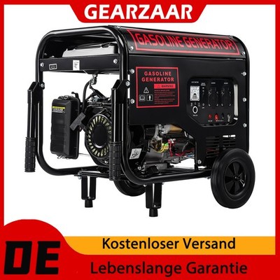 Benzin Notstromaggregat 4 Takt Elektrostart Klappbarer Transportgriff AVR-System