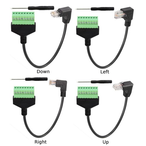 For RJ45 to Screw Terminal Block Adapter Compatible with Various Devices - Photo 12/24