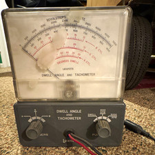 Lafayette Analog Dwell Angle Tachometer Meter Dc 0-8 Cyl 0-5000 Rpm