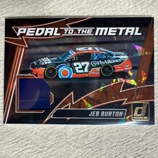 2025 Panini NASCAR Donruss Pedal To The Medal Patch Refractor Jen Burton 