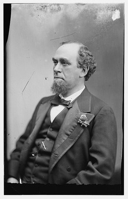 Photo:Hon Leopold Moss Massachusetts 1870s Portrait Cabinet Photo