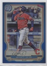 2020 Topps Gypsy Queen Box Topper Chrome Blue Refractor 43/99 Franmil Reyes 0q3