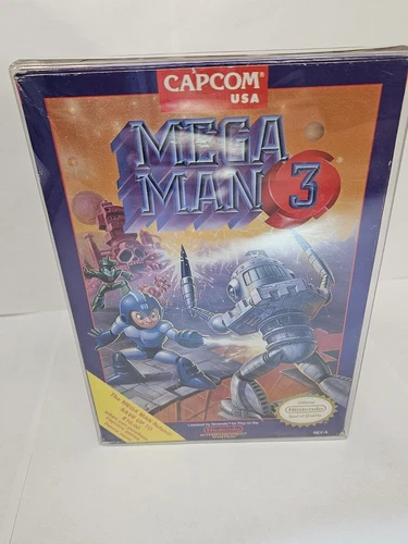 Mega Man 3 (Nintendo NES, 1990) Used Complete With Instructions
