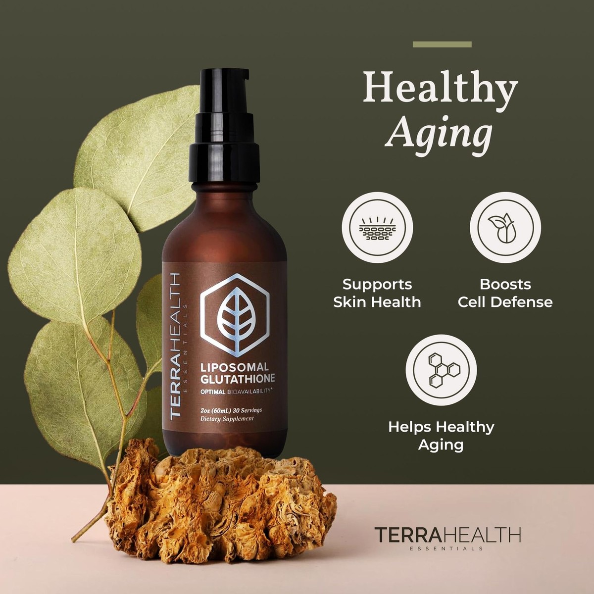 terra health glutathione reviews Terra Health Essentials - Liposomal Glutathione - Supports Immunity, Skin,  Ha