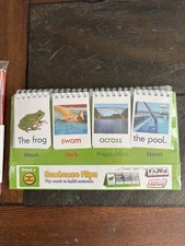 Junior Learning Sentence Flips Flash cards For Preschool Kids.
