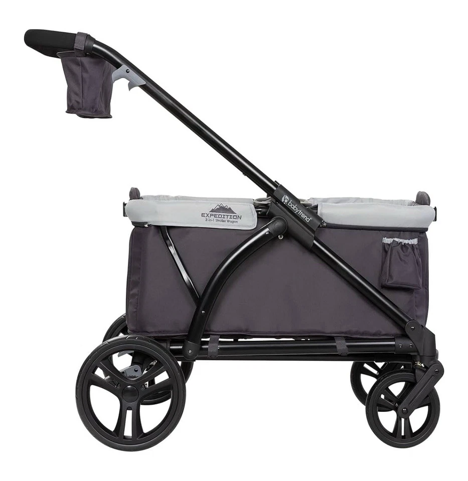 Baby Trend Expedition 2 In 1 Stroller Wagon - Liberty Midnight - Image 2 of 4