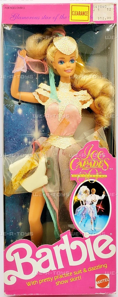 Barbie Ice Capades Muñeca 50 Aniversario 1989 Mattel 7365 Foto 2 de 4