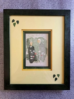 Gravure originale sur bois de Pierre-Eugène Clairin "Encore peut-être" - Photo 1/4