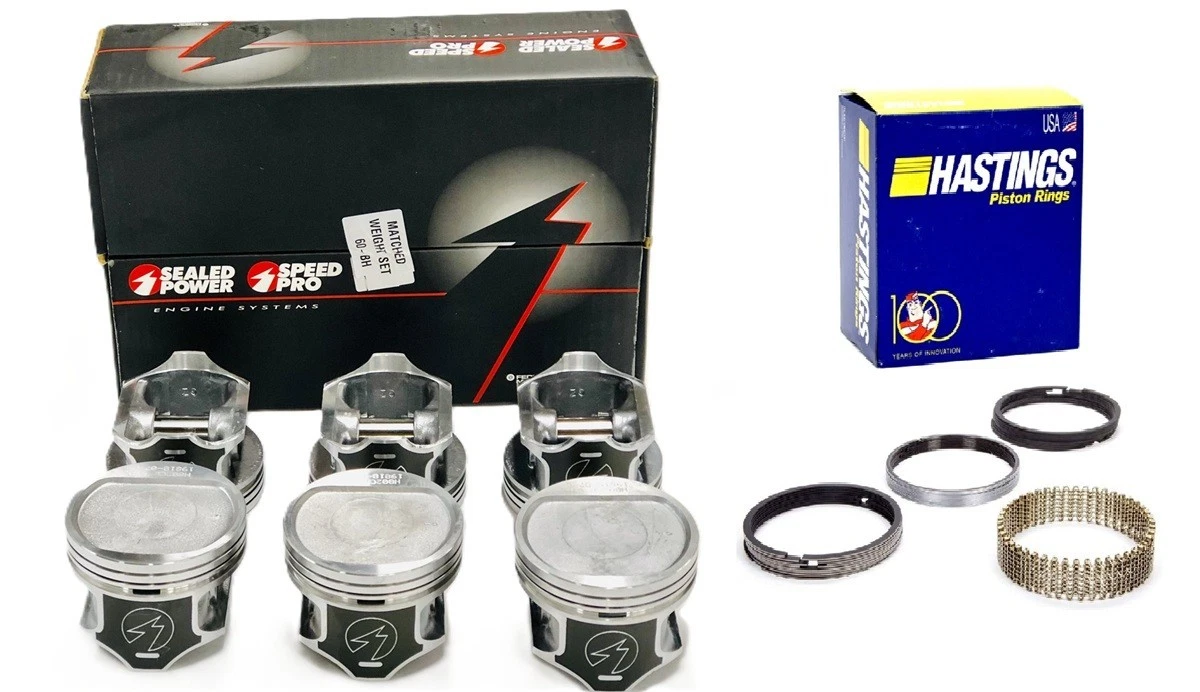 Guardian Flat Top Hyper Pistons With MOLY Rings – Mercruiser Chevy 7.4L/454ci STD
