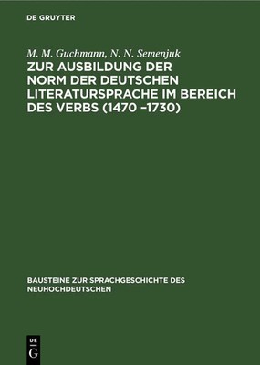 N. N. Semenjuk (u. a.) | Zur Ausbildung der Norm der deutschen...
