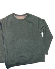Men's Large Dark Green Pullover Sweater NWT
