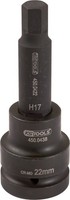 Ks Tools 450.0461 3/4'' Kraft-Bit-Stecknuss Innensechskant Lang, 17Mm