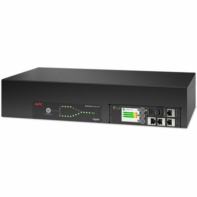 APC Netshelter Rack Automatic Transfer Switch, 2U, 30A, 200/208V, 2 L6-30 IN, 16