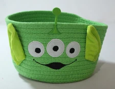 Disney Pixar Toy Story Alien Character Soft Storage Basket NC3 Green One Size