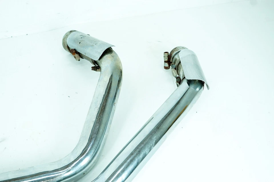 Harley Sportster 1000 XLX 1983 OEM sistema de escape tubos de cabezal 65420-80 1347 Foto 3 de 4